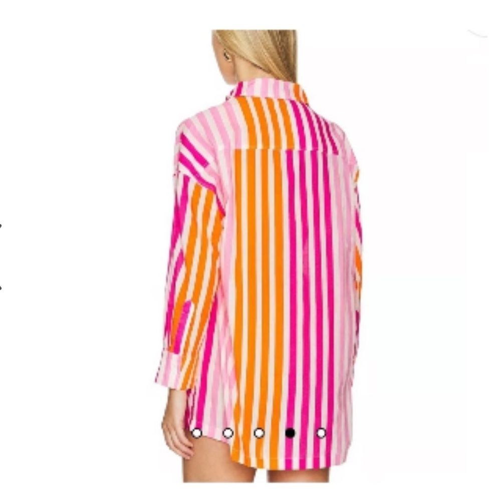 Beach Riot Alexa Top in Sunset Stripes Size S/M - Picture 2 of 8